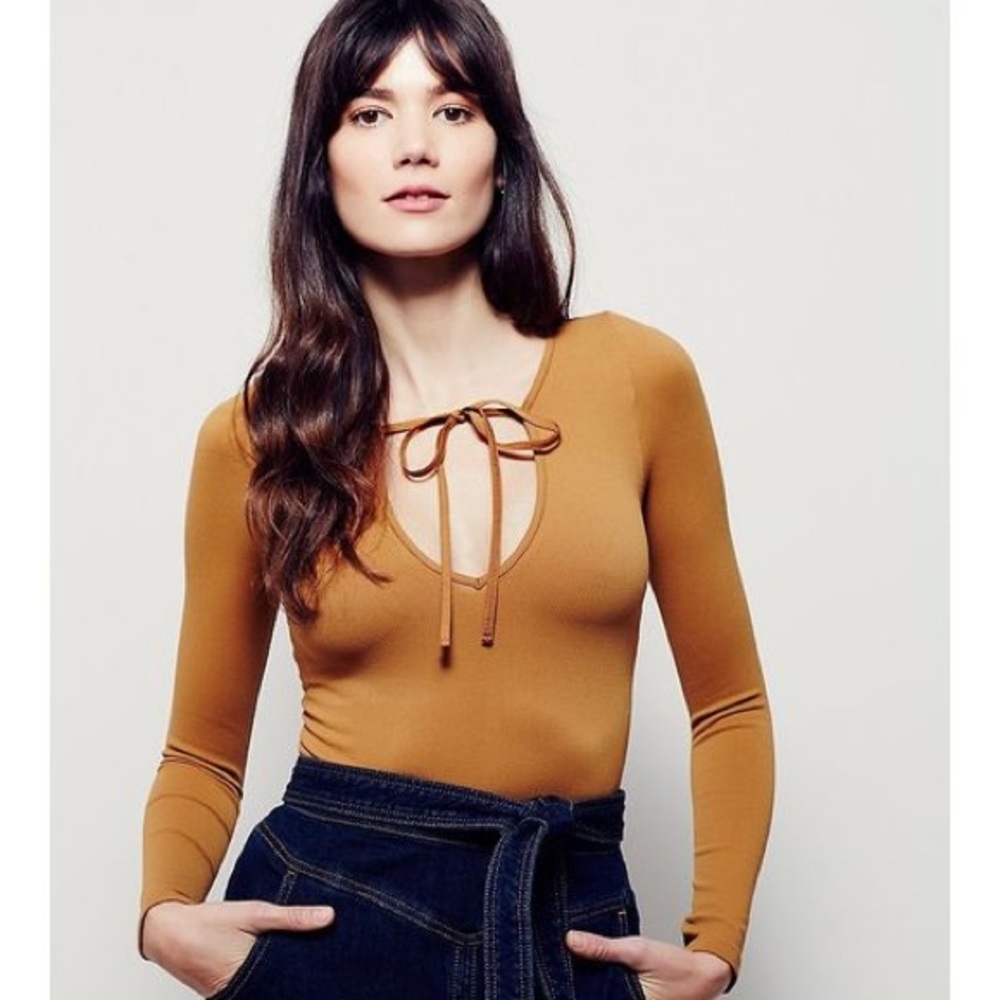 EUC Free People Intimately Fitted Ribbed Top - XS